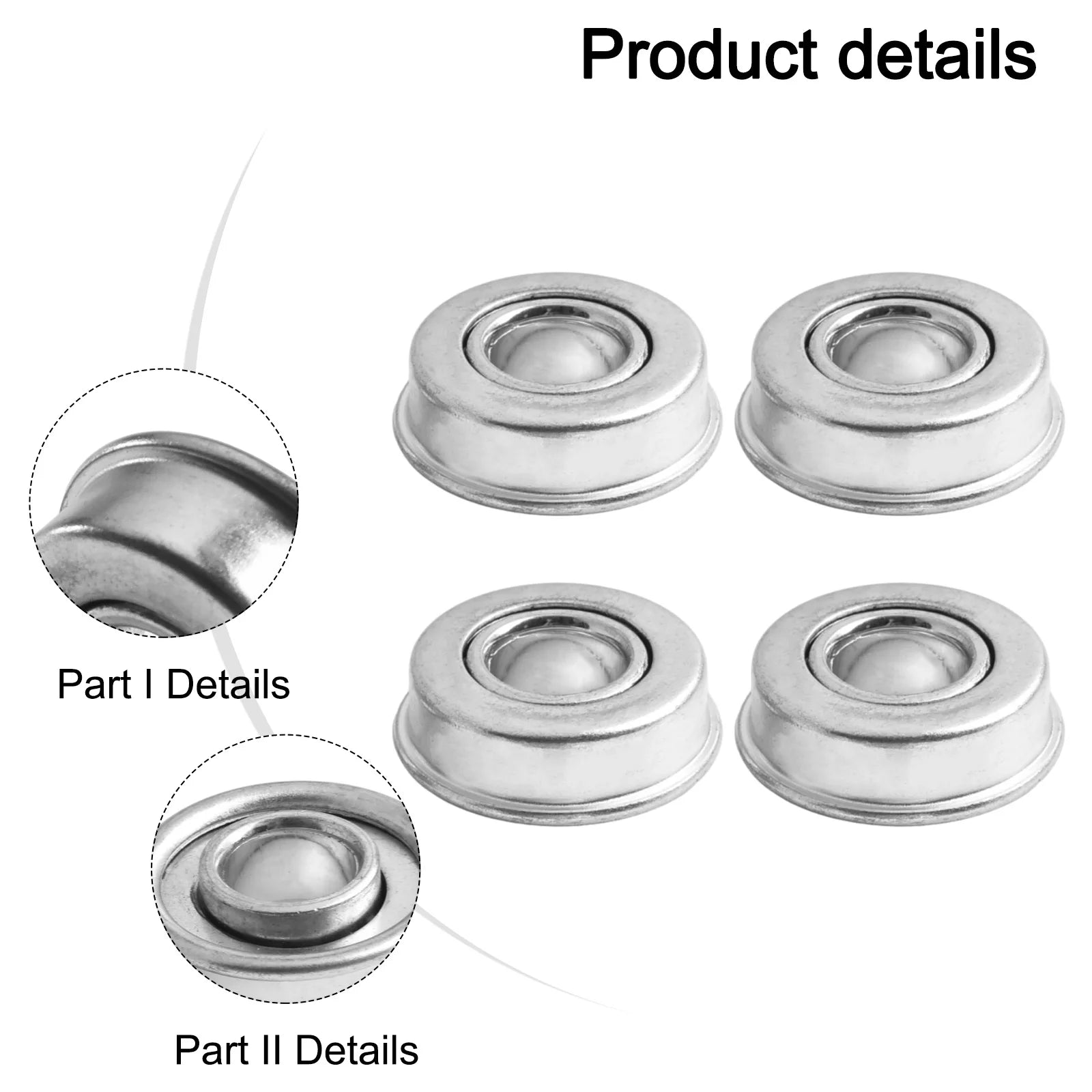 4pcs Wheel Bearings 12.7 X 28.6 X 11mm For Honda Lawn Mower For 91055-VA4-003 91102960-010 Garden Tools Parts Oasis Select