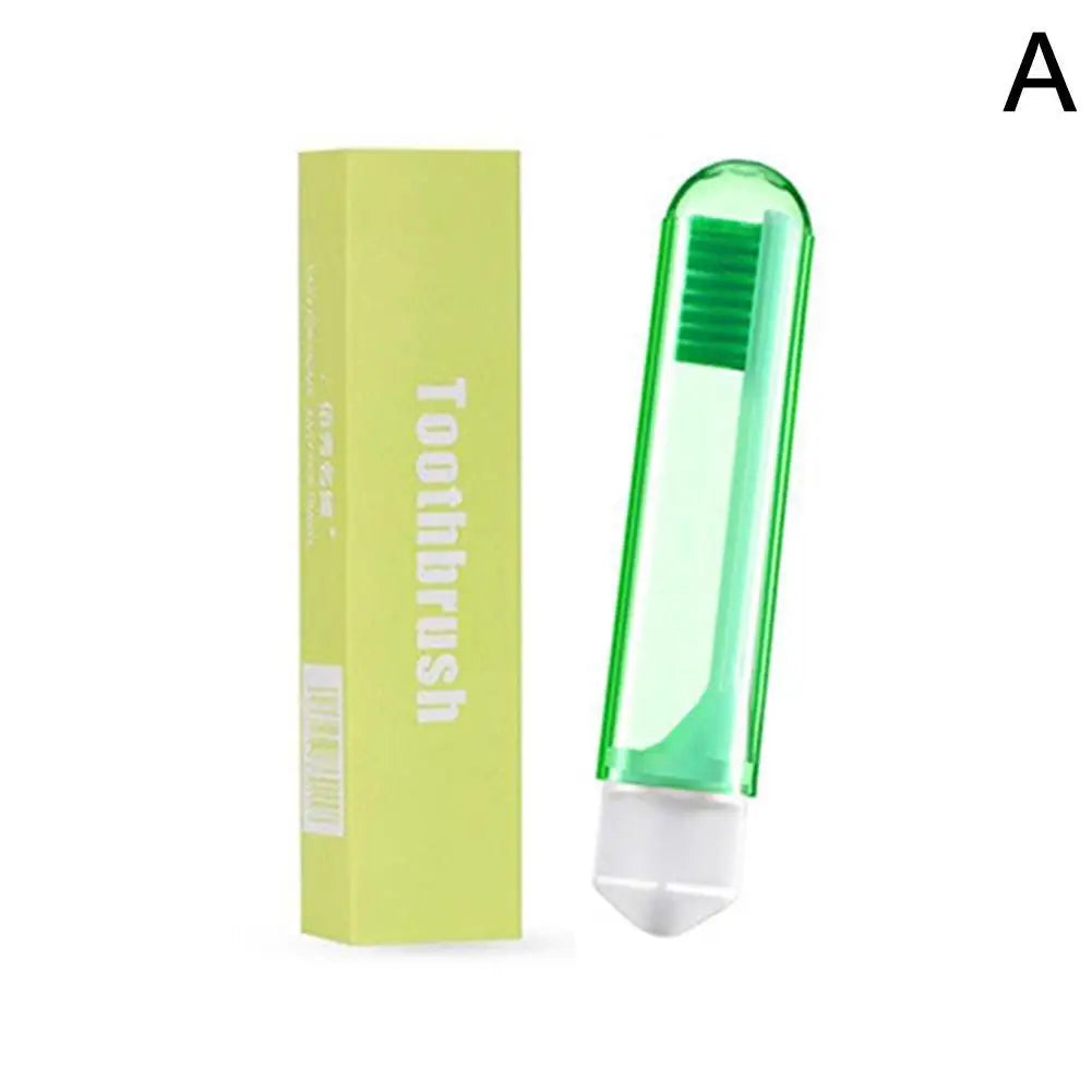 Foldable Travel Toothbrush – Soft Bristles, Camping & Hiking Folding Travel Toothbrush Oasis Select A