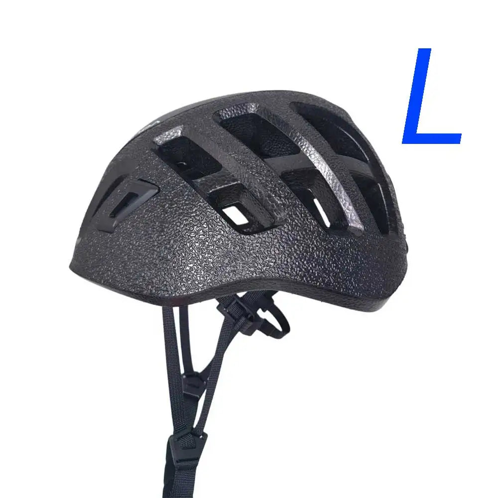 Ultra Light Rock Climbing Helmet Mountaineering Caving Canyoning Zipline Tree Climbing Outdoor Rescue Lightweight Safety Helmet Oasis Select black L