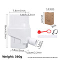 Easy Installment Rainwater Collection System Rain Barrel Diverter Kit supply Downspout Diverter With Adjustable Filtration Valve Oasis Select White