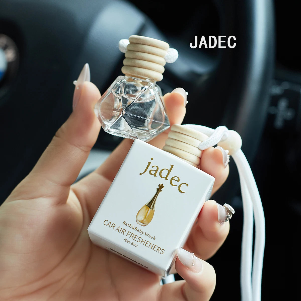 Long-Lasting Liquid Car Air Freshener – Interior Fragrance Car Air Freshener Oasis Select JADEC