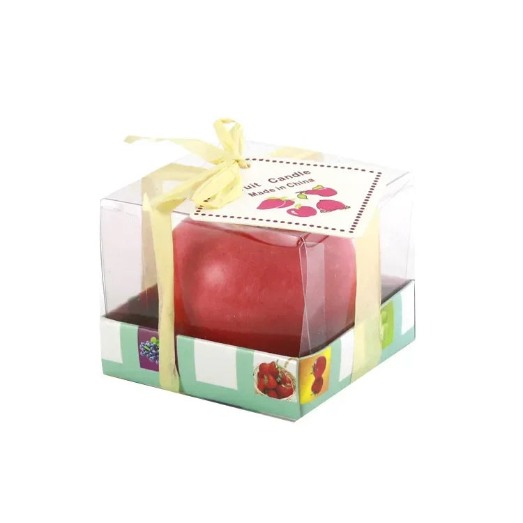 Creative Apple Candle Christmas Christmas Eve Gift Fruit Candle Birthday Christmas Decoration Holiday Gift Oasis Select