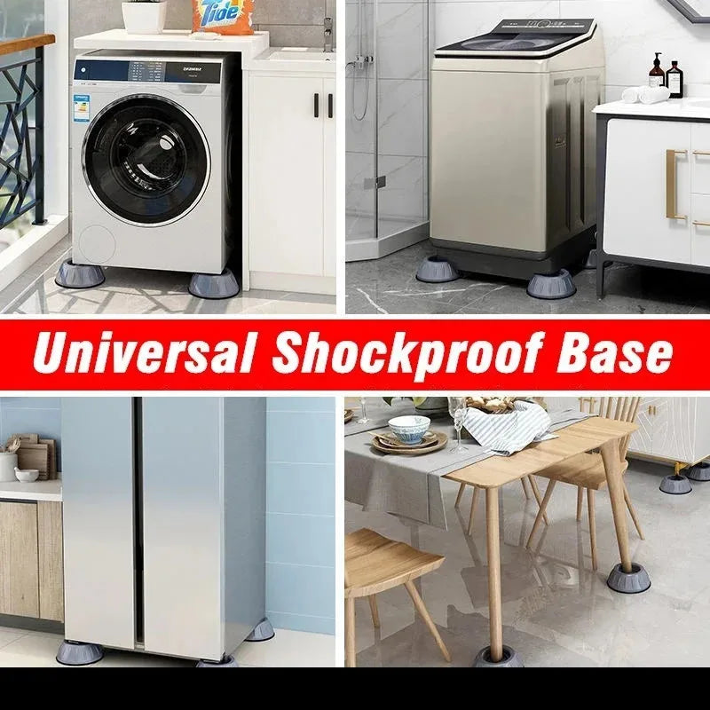 4/28Pcs Shockproof Washing Machine Pads - Anti-slip, shock-absorbing and noise-reducing pads for washing machine and dryer sup Oasis Select
