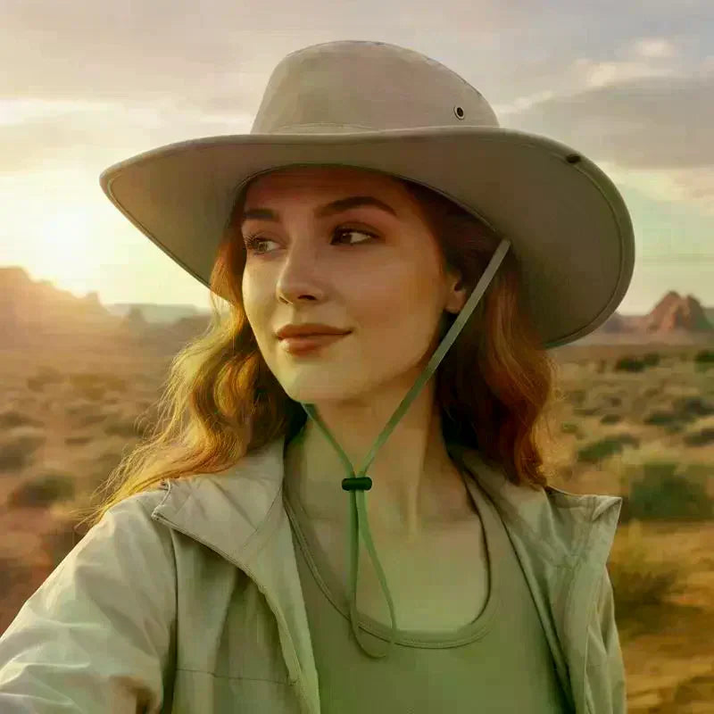 Retro British Style Classic Faux Suede Western Cowboy Hat Unisex Wide Brim Fedora Cap With Rope Decor Outdoor Party Sun Hat Oasis Select