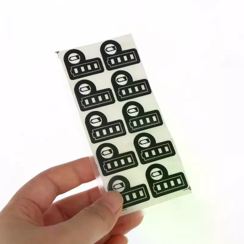 10-Pack LED Sticker Labels for 18V 14.4V Li-ion Batteries
