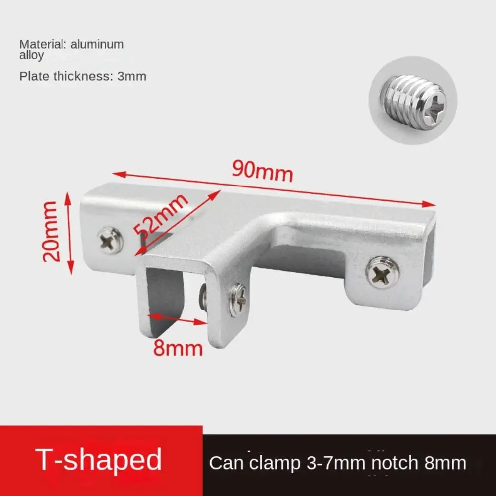 Aluminum Alloy Corner Bracket | L, T & Cross Fixing Clips