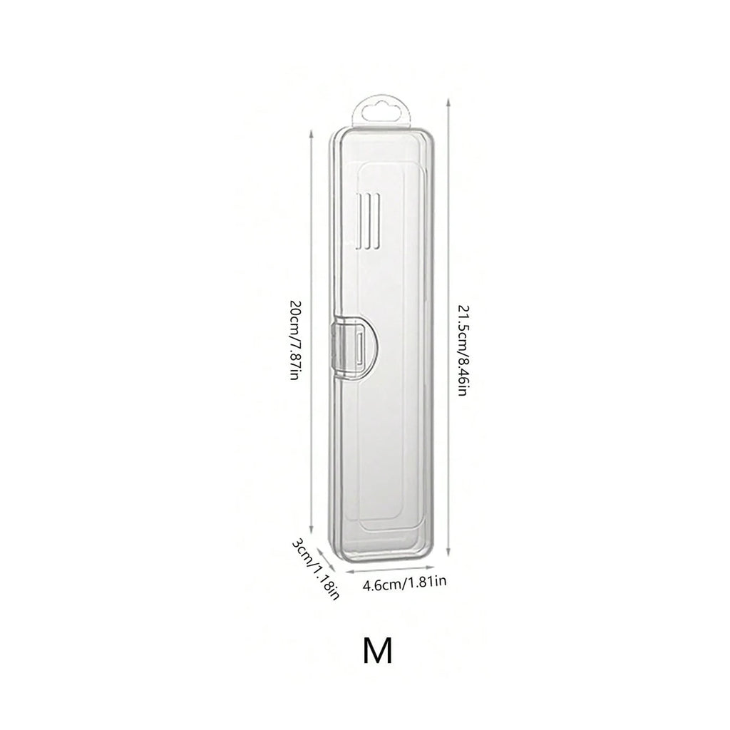 Travel and Business Portable Transparent Toothbrush Box Electric Toothbrush Breathable Long Term Flip Storage Box Oasis Select M