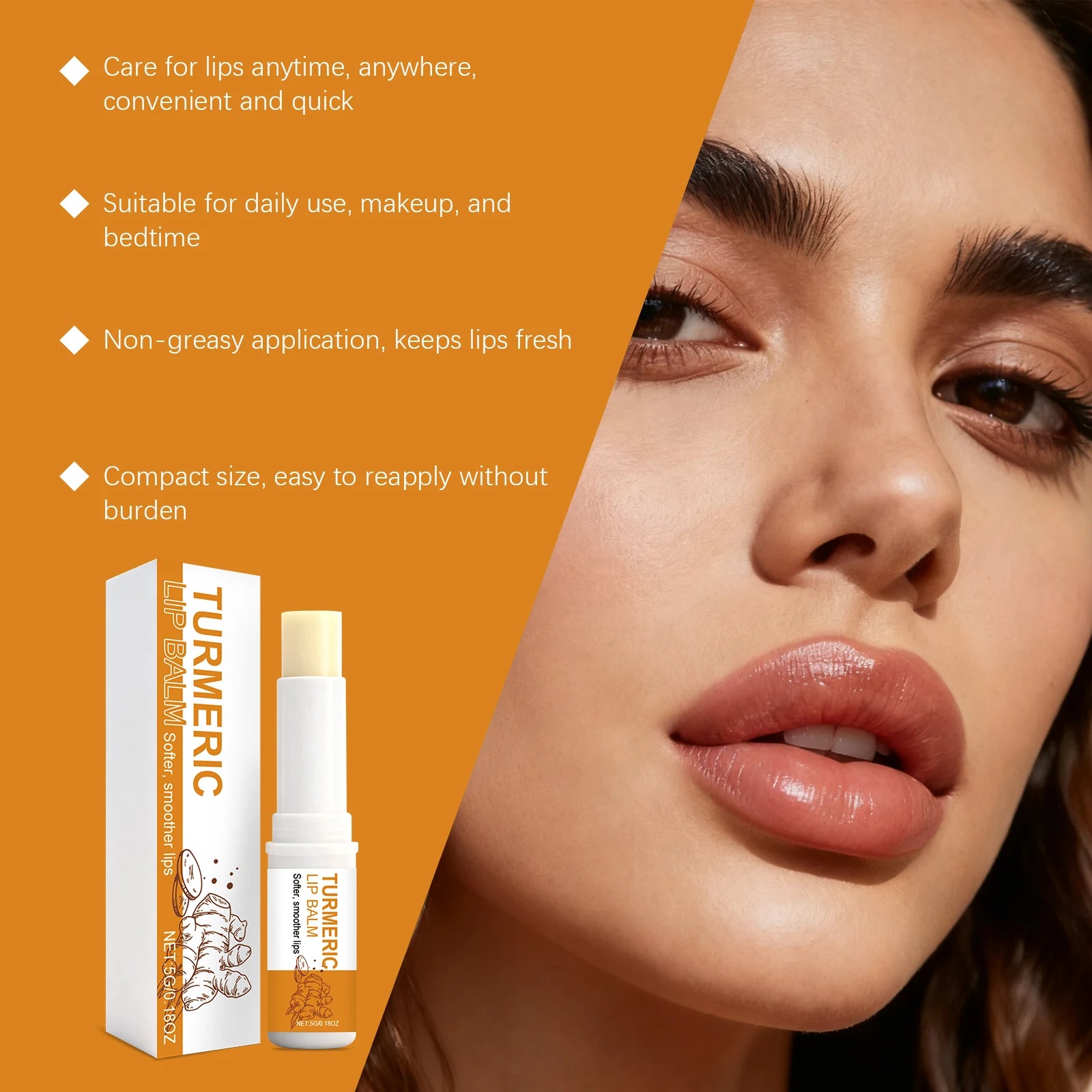 Hoygi Turmeric Lip Balm – Moisturizing & Dark Lip Lightening Turmeric Lip Balm Oasis Select