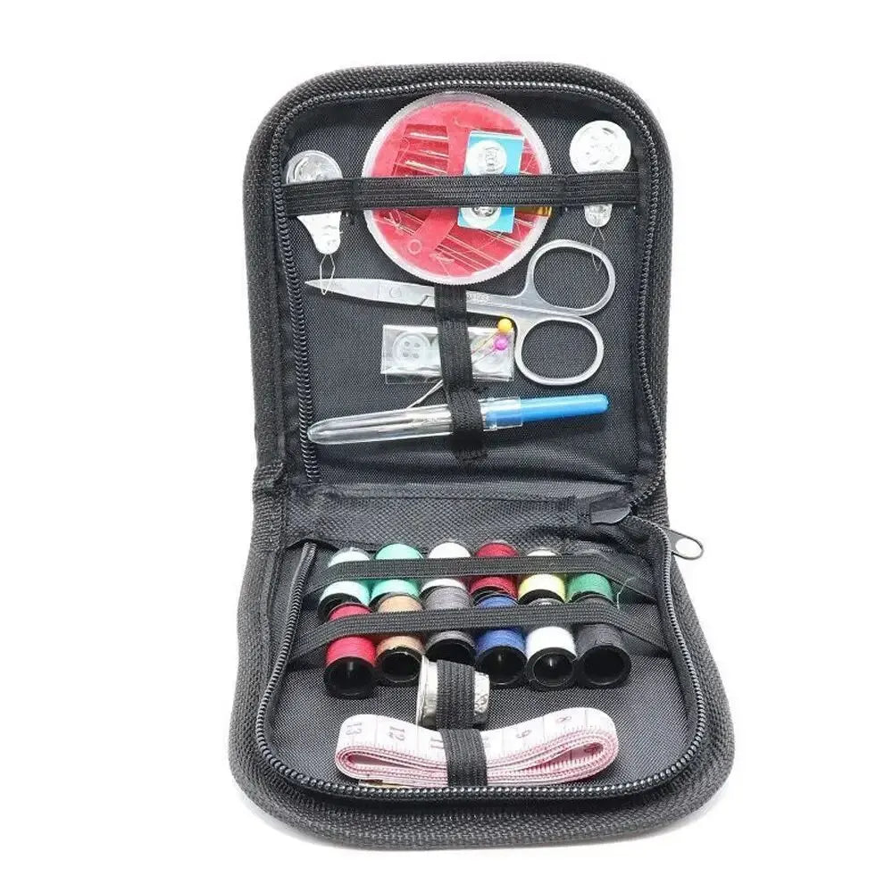 12 Needle Portable Mini Travel Household Sewing Box Set Sewing Kit Storage Bags Sundries Organizer Home Tools Oasis Select