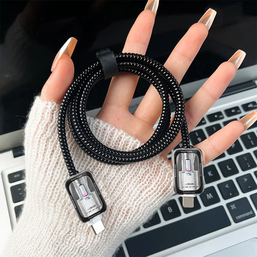 Emoji TPU Cable Protector for iPhone 15 14 13 | PD Fast Charge