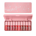 TEAYASON 10-Color Velvet Matte Lip Gloss Set – Waterproof Lip Gloss Set Oasis Select 01