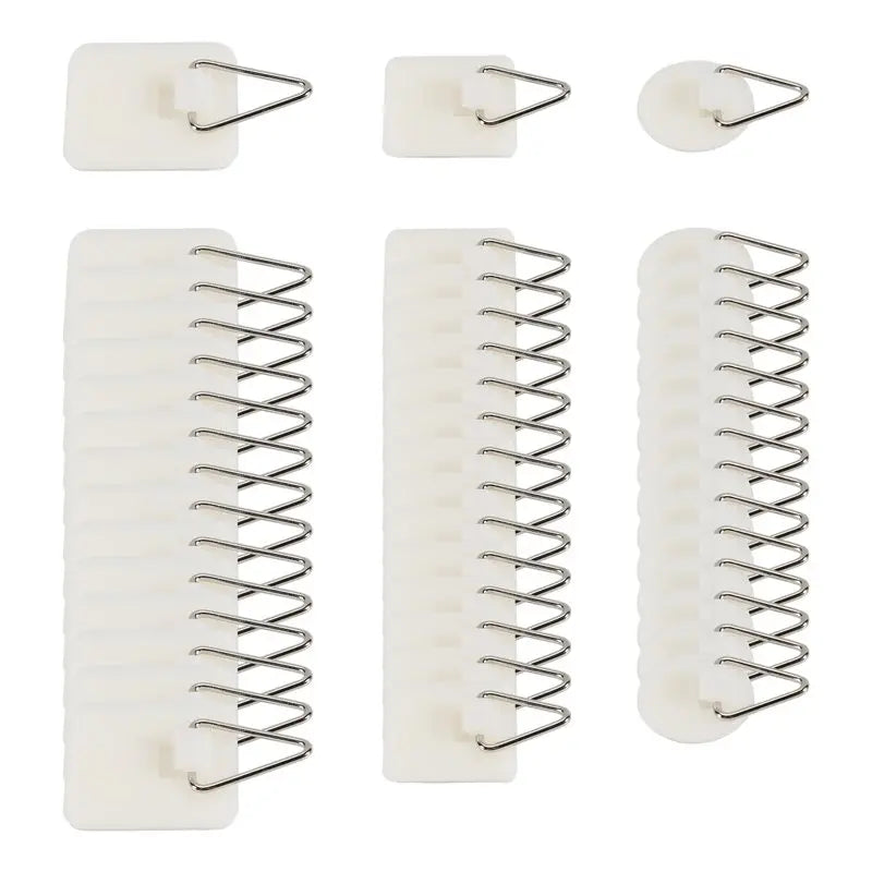 LIKE WISH 45Pcs Adhesive Picture Frame Foam Board Picture Hanger For Wall Art Photo Frame Bathroom Closet Kitchen Home Door Oasis Select