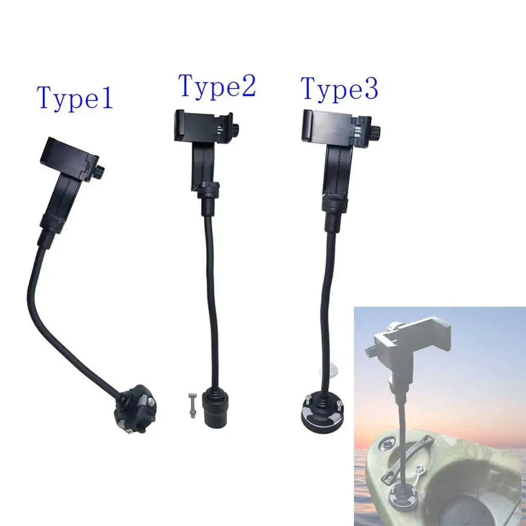 Kayak Rotation Flexible Phone Mount Holder Adjustable Smartphone Clip for Kayaking Boating Fishing Photography Action Cameras Oasis Select