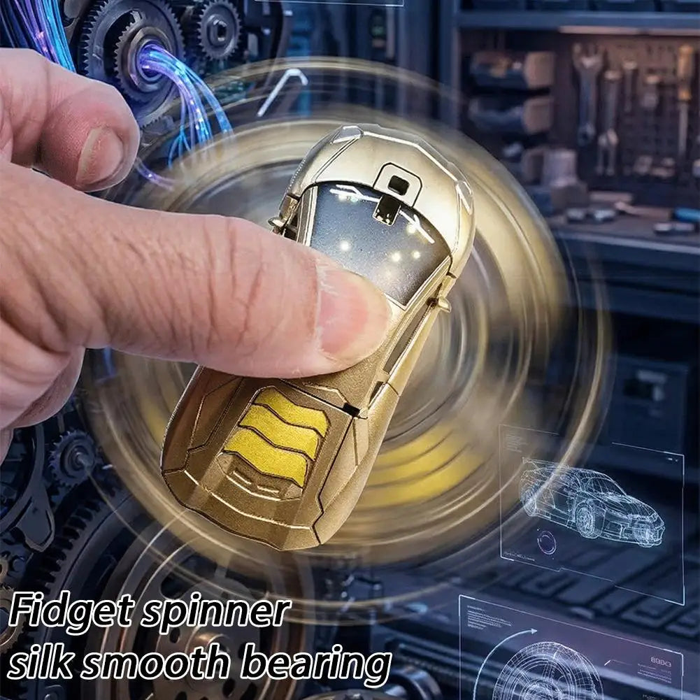 2-in-1 Transforming Robot Car Fidget Spinner Toy | Adults & Kids