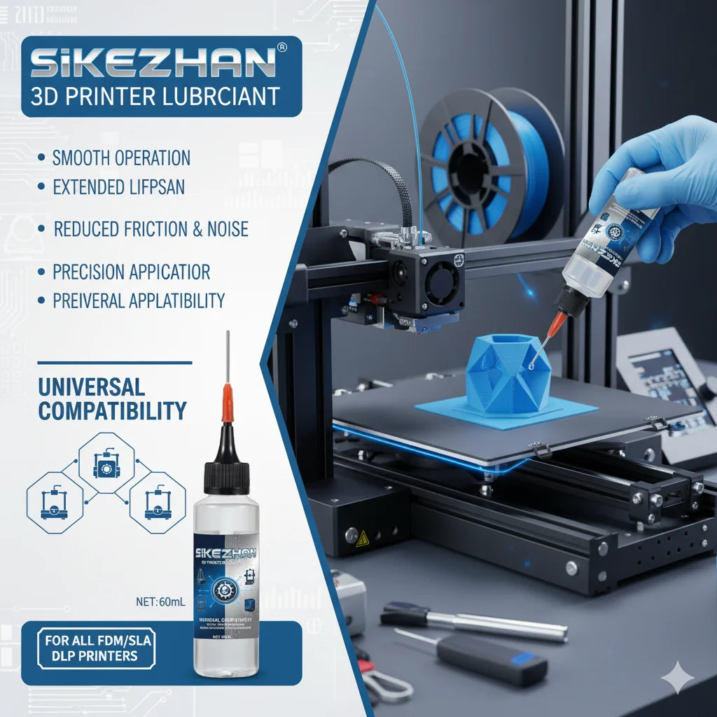 High Performance FDM 3D Printer Lubricant Grease Bearing Rail Maintenance Oil for Creality Ender 3 Bambu Lab Screw Parts Oasis Select
