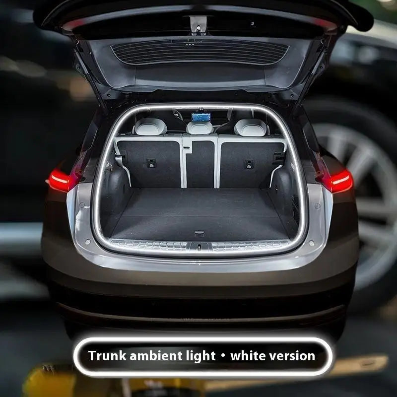 Premium LED Strip Lighting for Car Trunk Interior Décor with Auto Sensors & Tail Box Lights Oasis Select