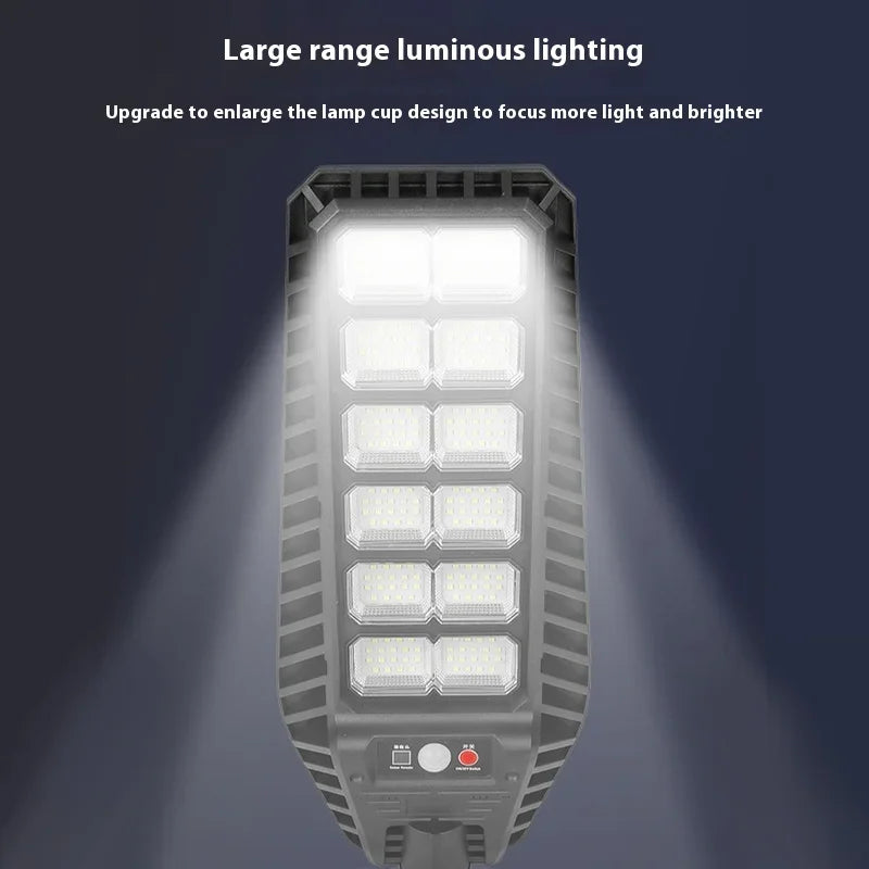 Integrated Remote Control Courtyard Wall Light Outdoor Waterproof Solar Light - Human Body Sensing Street Light Oasis Select