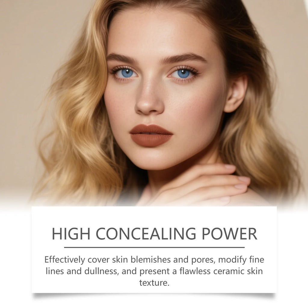 Hoygi Color-Changing Foundation & Concealer Stick 2-in-1 with Brush Foundation Concealer Stick Oasis Select