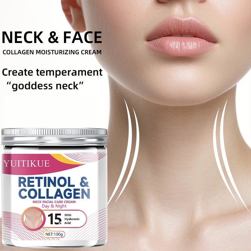 YUITIKUE Collagen Neck Cream – Firming & Anti-Wrinkle 100g