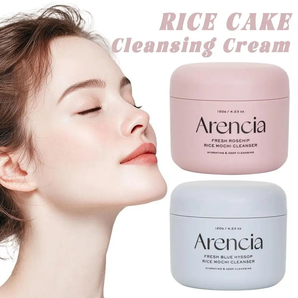 Arencia Green Rice Mochi Facial Cleanser 120g | Gentle & Deep Clean Facial Cleanser Oasis Select