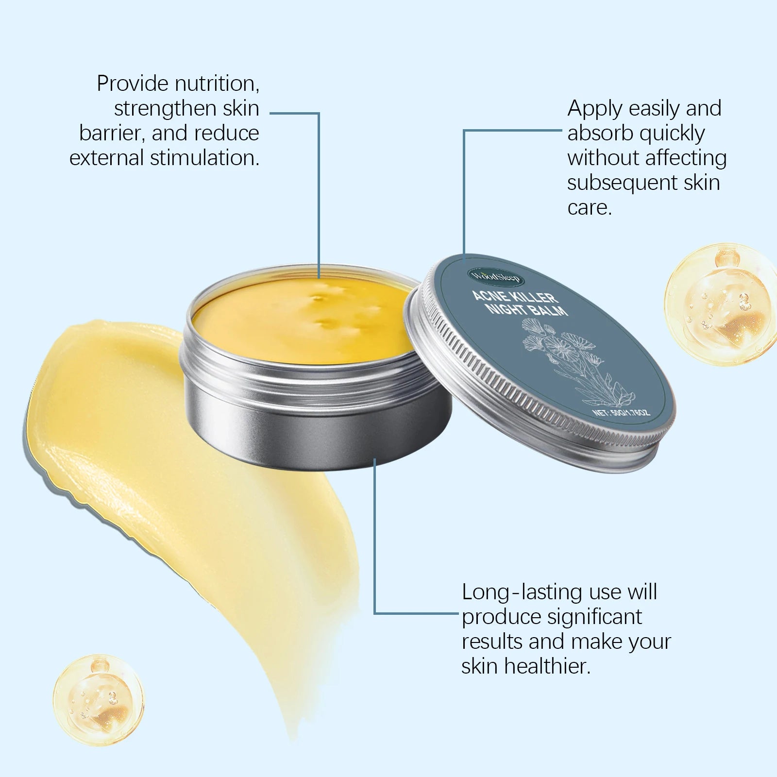 WOODSLEEP 6-in-1 Firming Day Balm Face Cream 50g | Brightening Face Moisturizer Balm Oasis Select