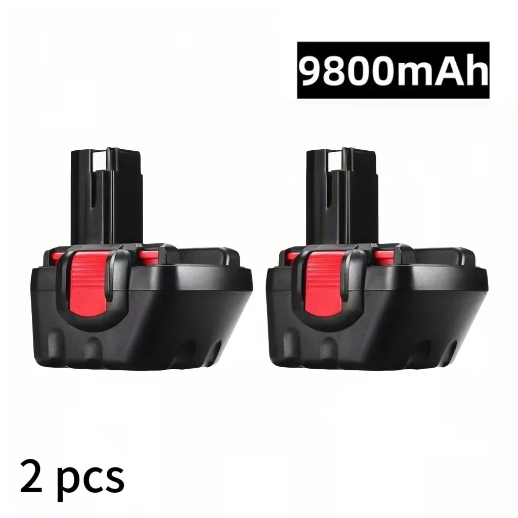 For BOSCH 12V Power Tool Battery for BAT043 BAT045 BAT120 GSR 12 VE-2 2607335709 2607335557 NiMH Battery 4800mAh 6800mAh 9800mAh Oasis Select 9800mAh 2pcs