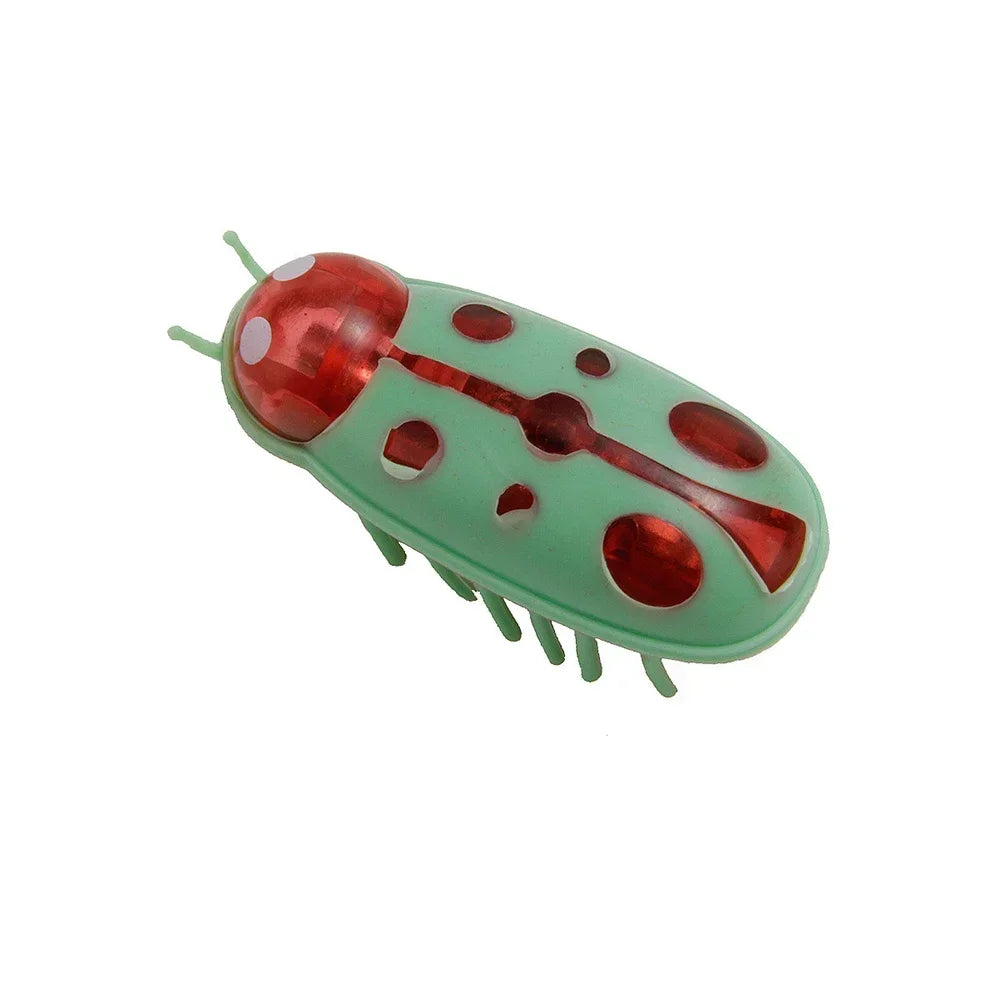 Electric Bug Cat Toy Automatic Flip Battery Operated Pet Dog Beetle Playing Interactive Toy Interactive Cat Toy Pet Supplies Oasis Select K