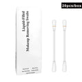Portable Disposable Makeup Remover Swabs 0.3ml x 20pcs Liquid Filled Pre Moistened Cotton Swab for Eye Lip Care Oasis Select 20pcs box