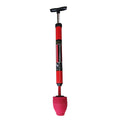 Toilet Plunger Powerful Pneumatic Drain for Clogged Toilets, Instant Unclogger for Paper & Waste, Safe for P Oasis Select Red