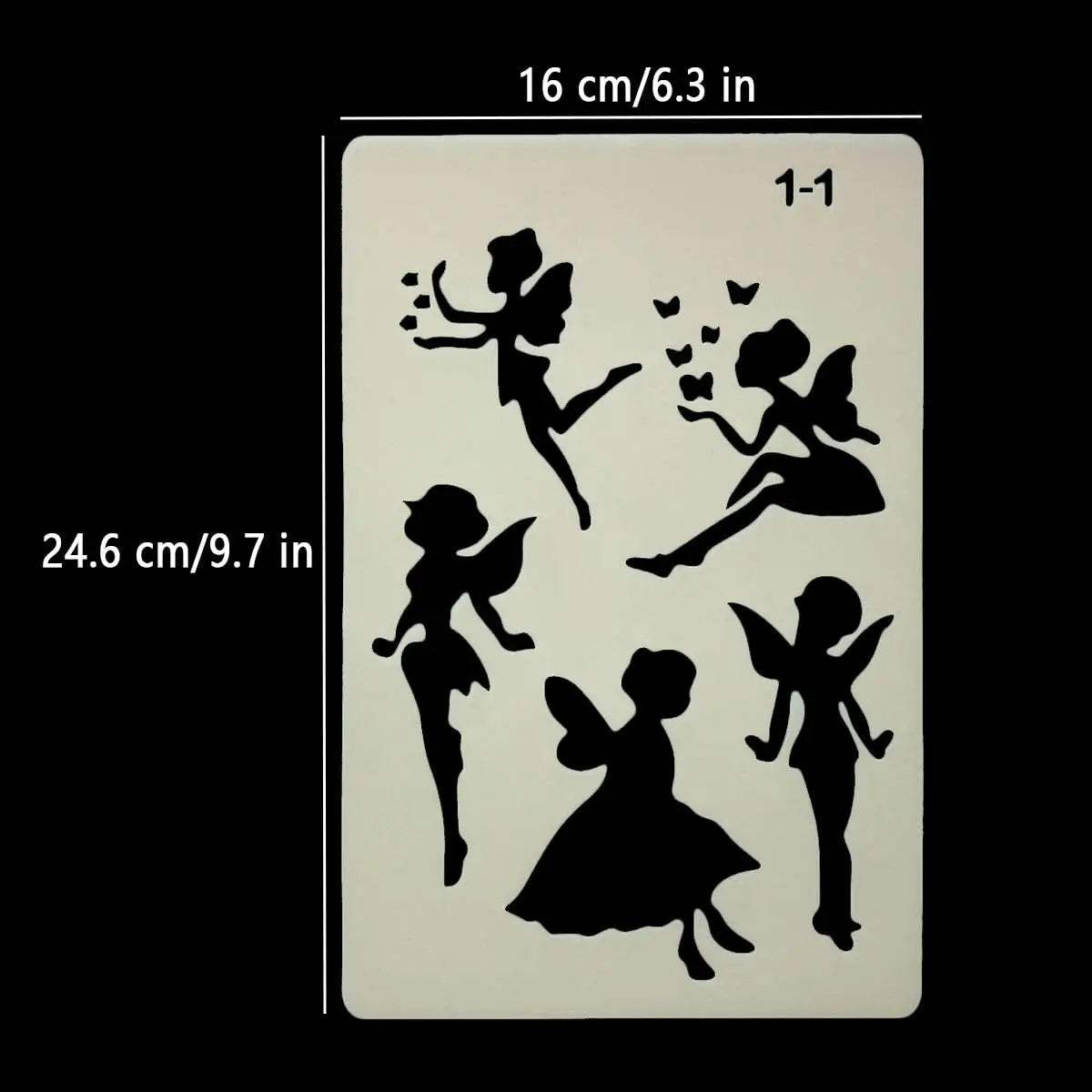 12PCS DIY painting template alphabet painting scrapbook stamping relief decorative paper card template Oasis Select