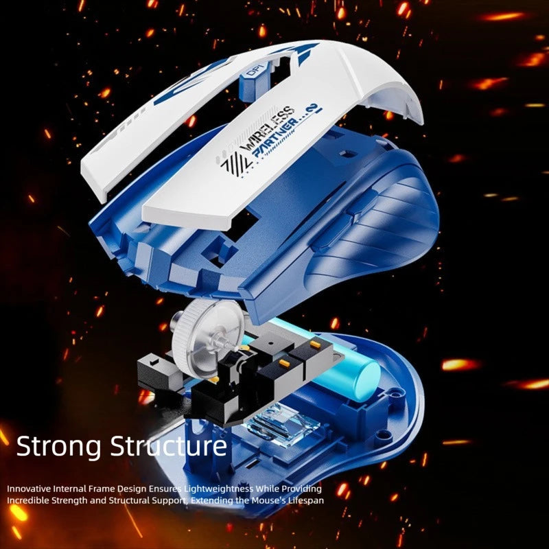 DIXSG Bluetooth 5.2 Dual-Mode Wireless Mouse – 1600 DPI, 6 Button Wireless Mouse Oasis Select