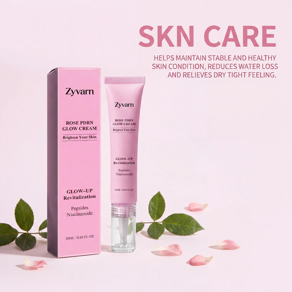 Pure Rose PDRN Glow Boost Cream Rejuvenating Long-lasting Hydration for Natural Radiant Skin Nicotinamide & Peptide Facial Cream Oasis Select
