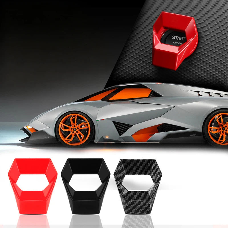 New Car Engine Start Stop Switch Button Cover Decorative Auto Accessories Push Button Sticky Cover Car Interior Car-Styling Oasis Select