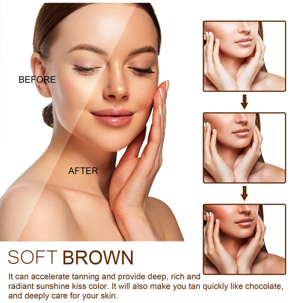 Self-Tanning Cream UV Protection – Sunless Bronzer Body Lotion Self Tanning Cream Oasis Select