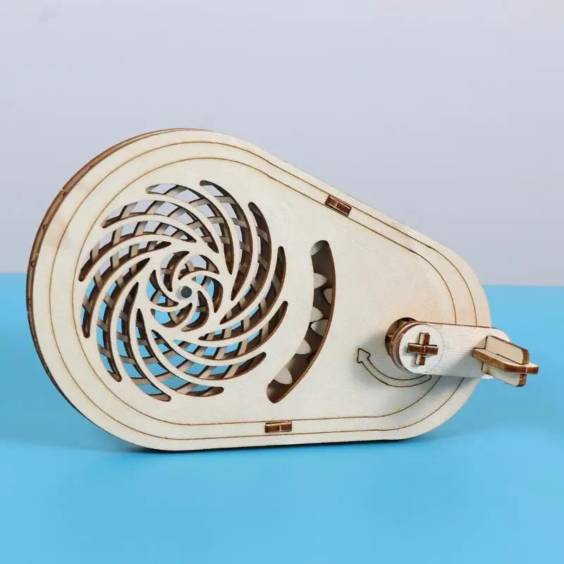 DIY Wooden Optical Illusion Spinner Kit, STEM Educational Science Experiment Toy, Handmade Assembly Set for Kids Oasis Select