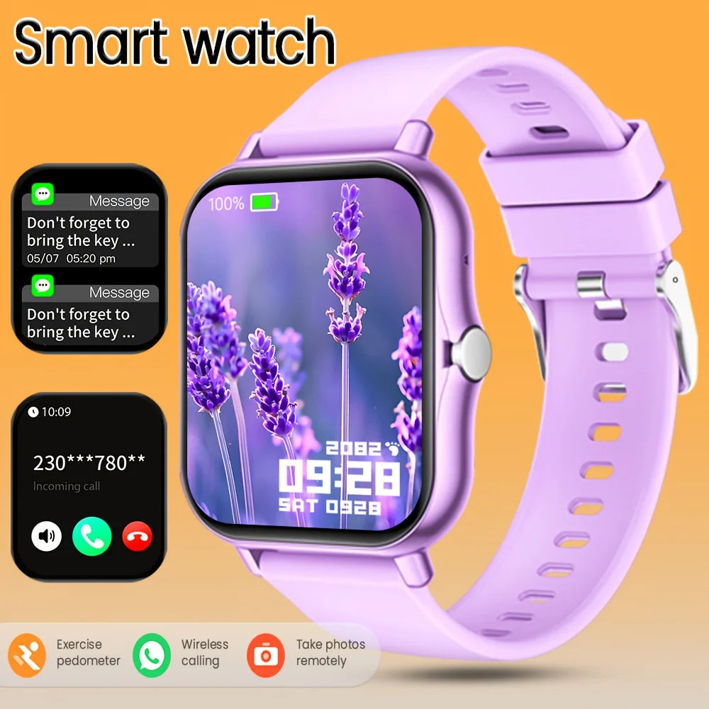ERUN Smartwatch 1.83" Touch Display, Alexa, Silicone Strap