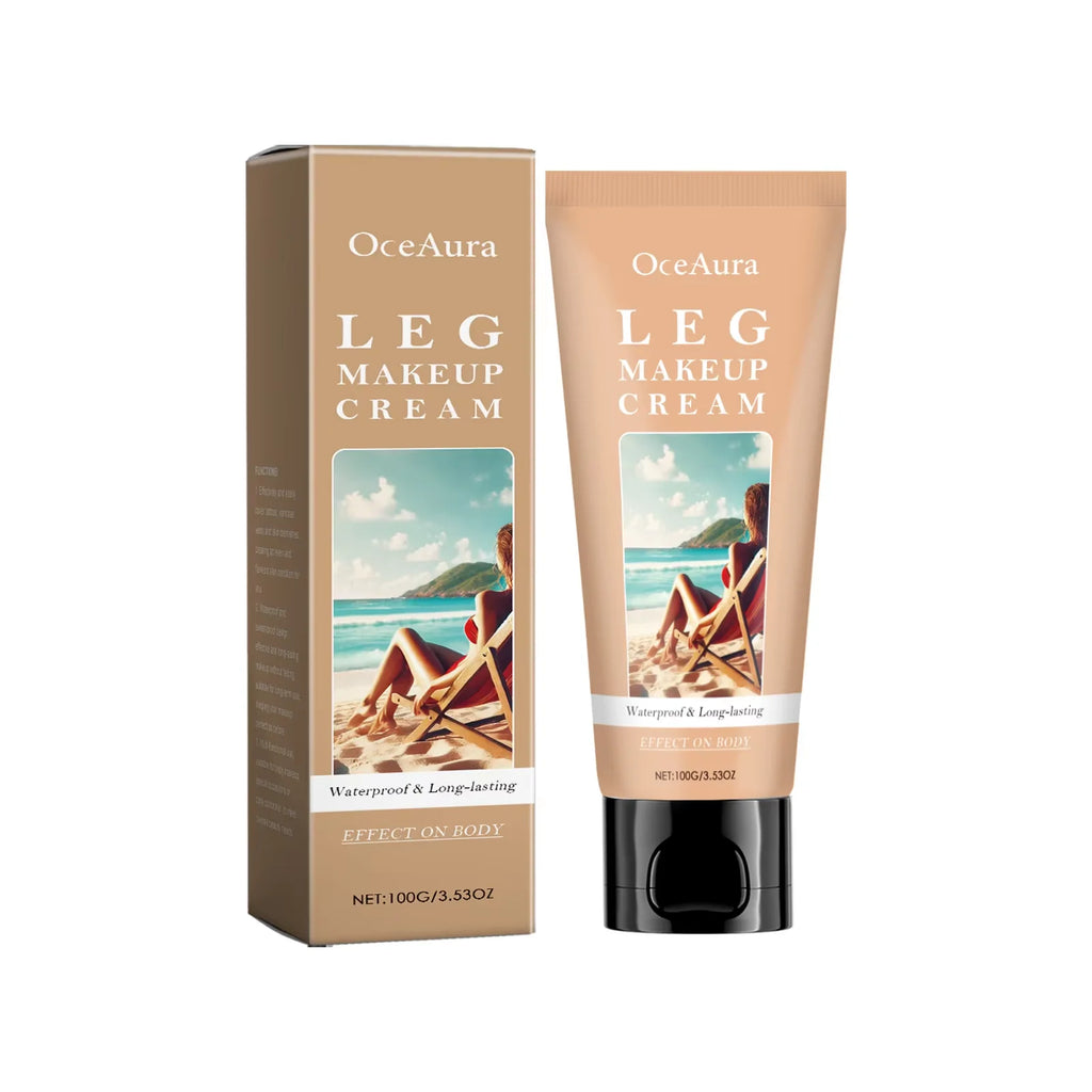 100ml Leg Makeup Lotion Even Skin Tone Body Foundation Waterproof Long Lasting Concealer Bronze Body Tanning Cream Foundation Oasis Select Dark Skin Tone
