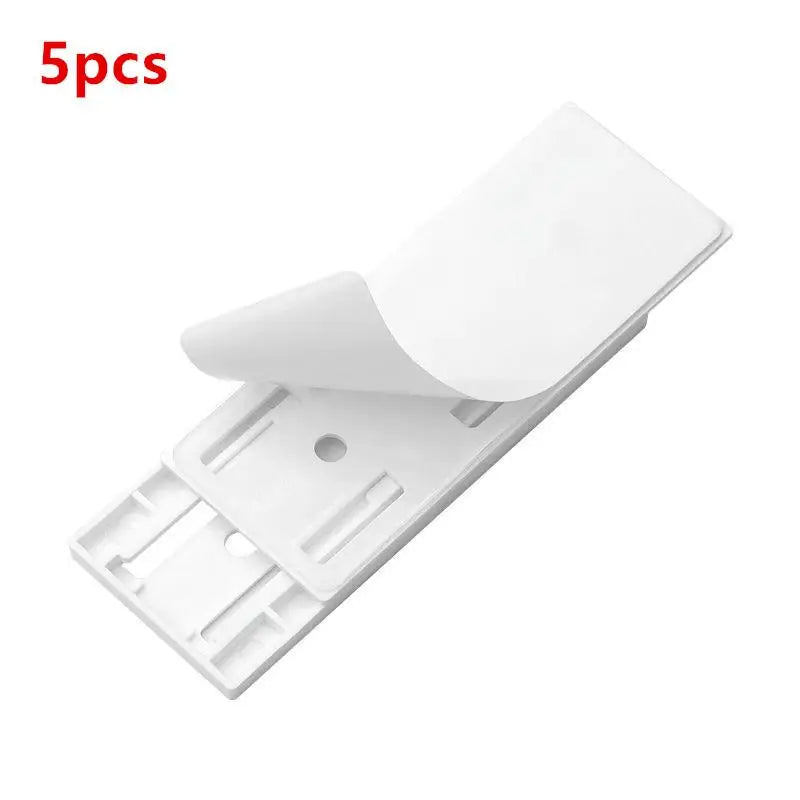 Self-Adhesive Power Strip Holder & Cable Organizer (5/10 Pack)
