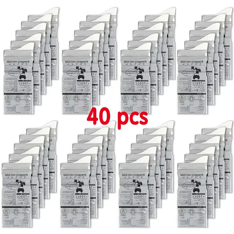 5-40pcs Outdoor Emergency Urinate Bags 700ml Easy Take Piss Bags Travel Mini Mobile Toilet For Baby Women Men Vomit Bag Oasis Select 40pcs