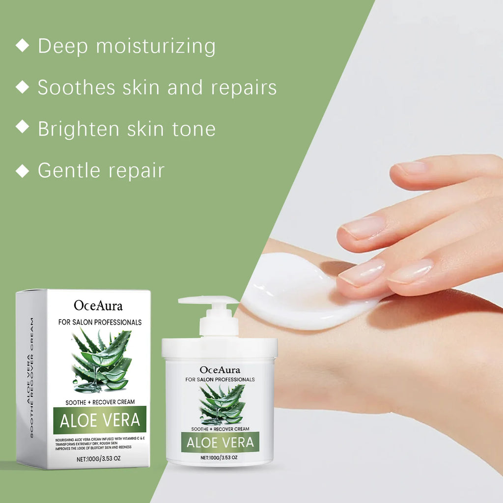 OceAura Whitening & Anti-Aging Face Cream 100g | Aloe Moisturizer Whitening Face Cream Oasis Select
