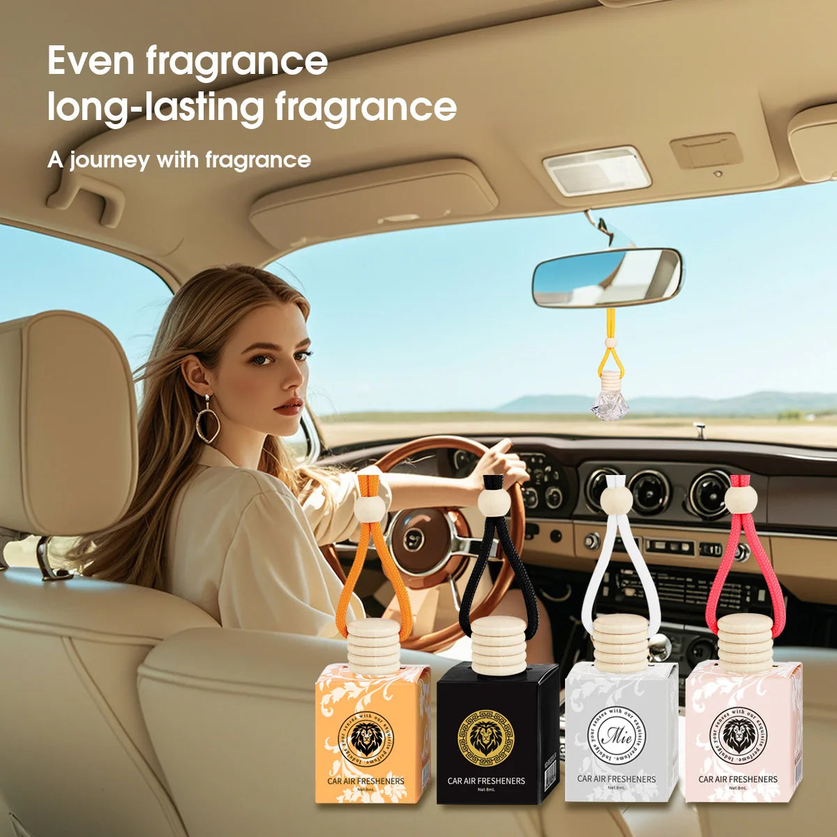 FORMBO Car Air Freshener – Long-Lasting Liquid Fragrance 8ml Car Air Freshener Oasis Select