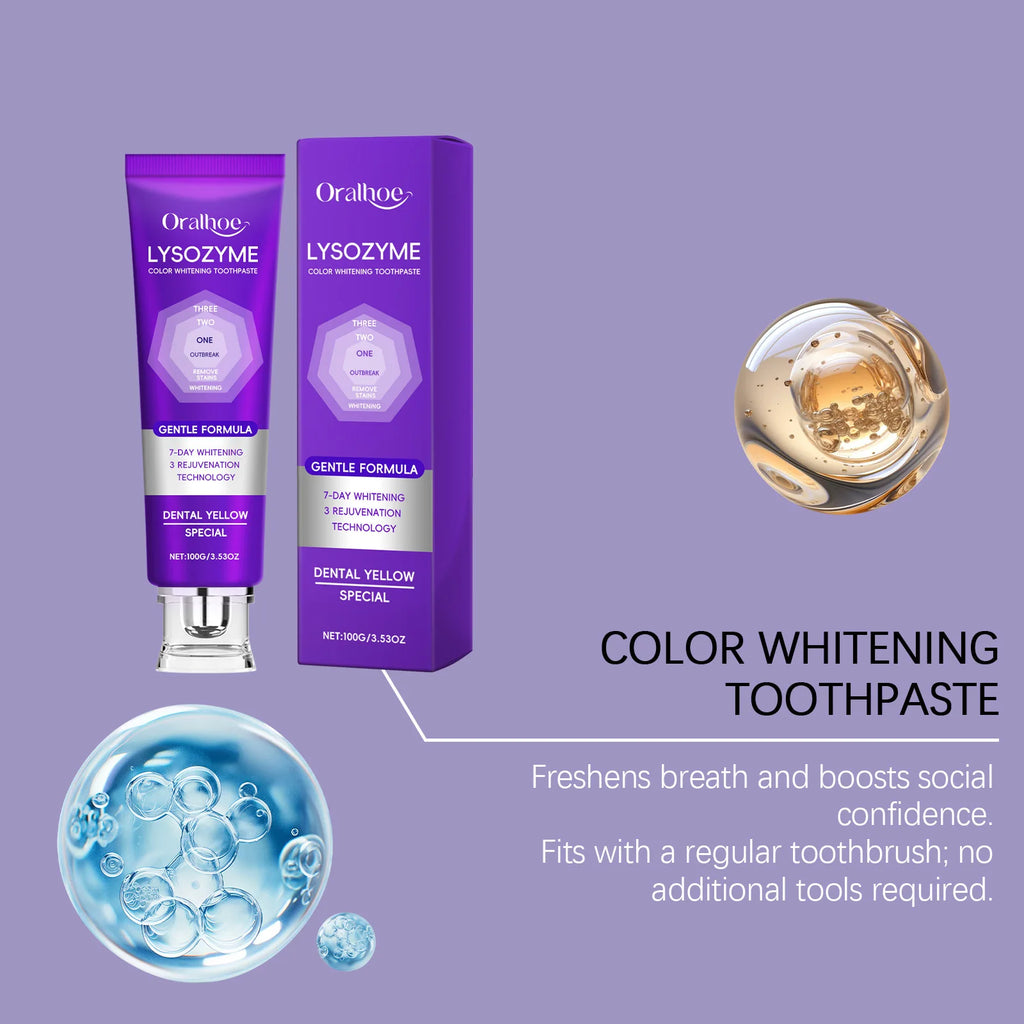 Smoke Stain Remover Whitening Toothpaste Deep Clean Yellow Teeth Refresh Breath Anti-Plaque Daily Oral Care Dental Mint Flavor Oasis Select