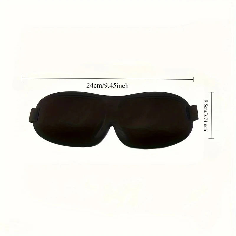 2pcs 3D Unisex Sleep Mask, Light Blocking Eye Mask, Comfortable Polyester, Ideal for Supine and Side Sleepers Eyepatch Oasis Select