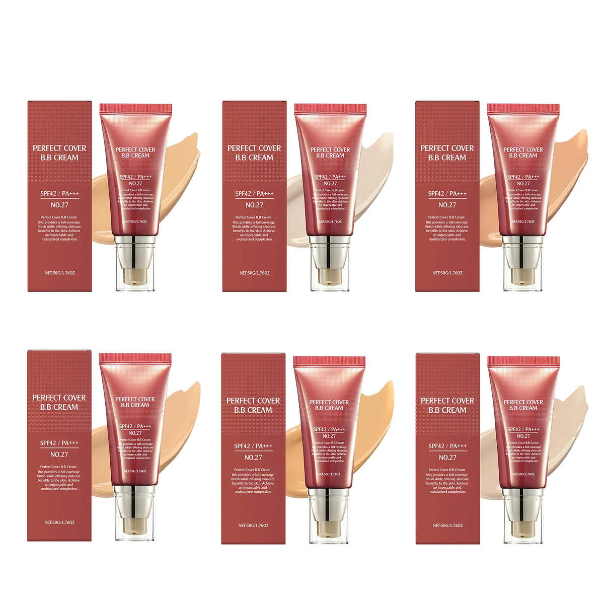 Foundation Cream Brightening Skin Glow Concealer Improve Rough Skin Barrier Reduce Face Damaged BB Cream Color Corrector Makeup Oasis Select