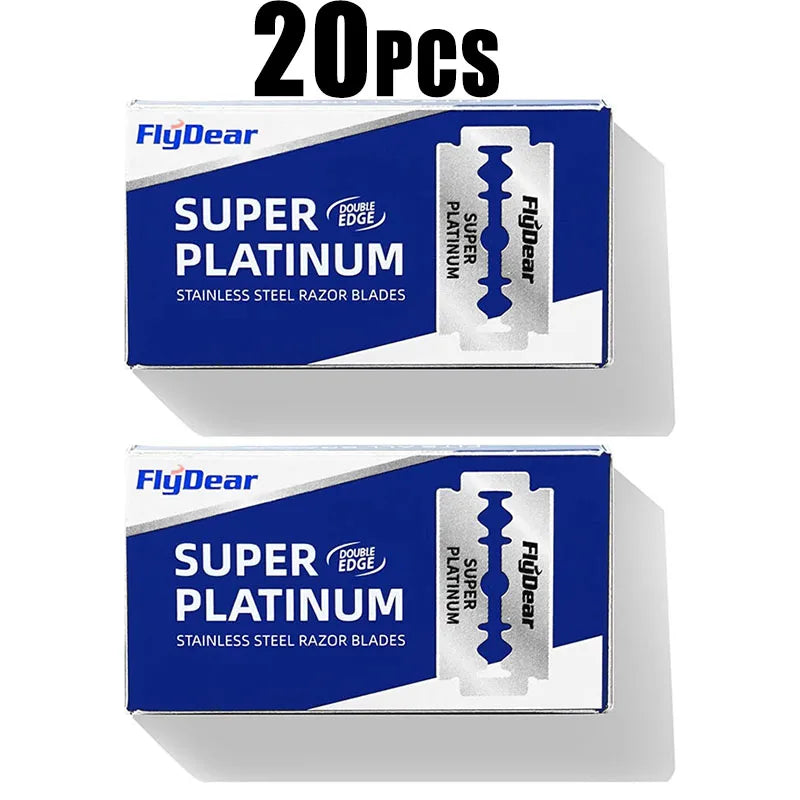 10-80 pcs Double Edge Razor Blades Men's Razor For Shaving Men Blade Professional Barber Razor Beard Trimmer Tool Oasis Select 20pcs