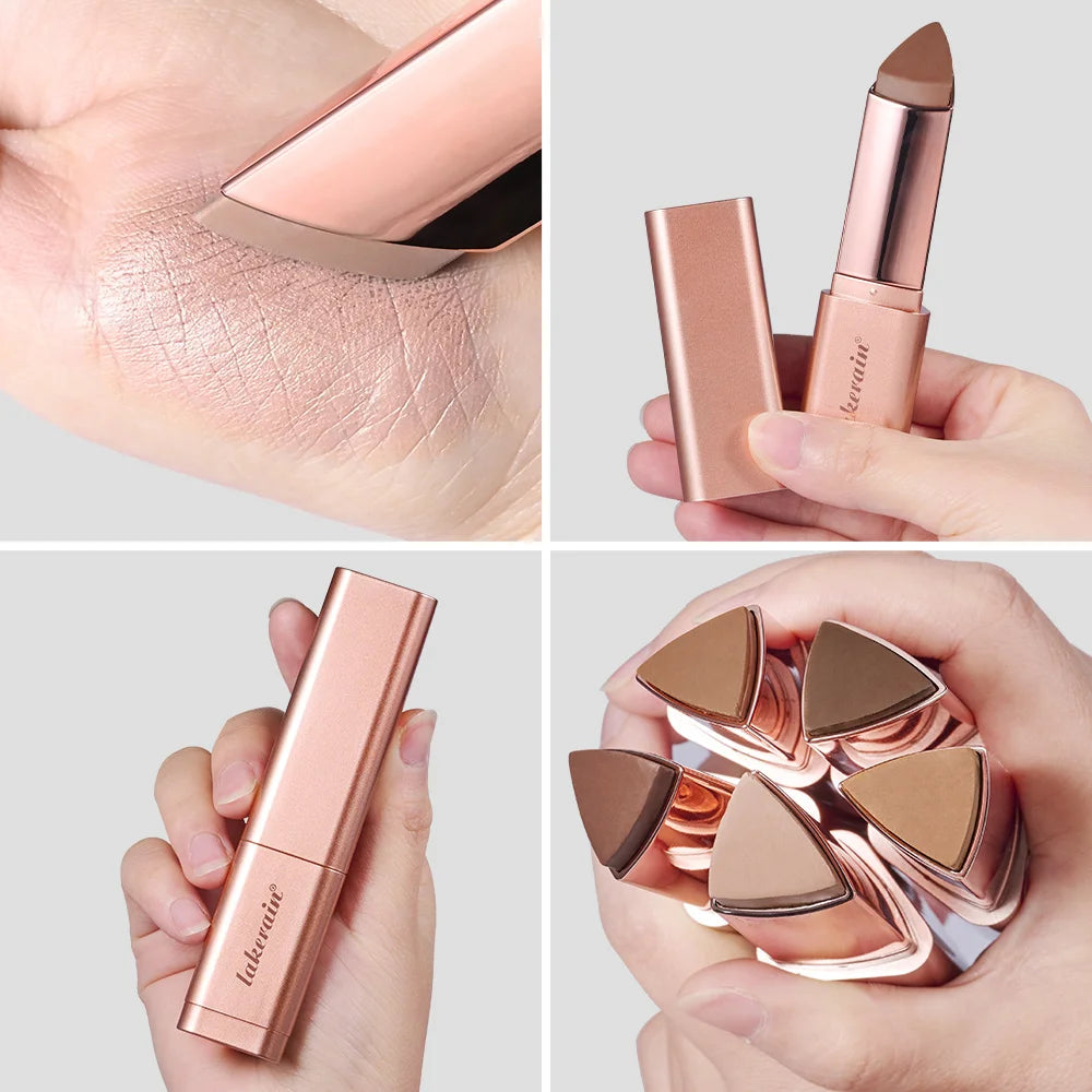 2 IN 1 Cream Bronzer And Contour Stick Waterproof Highly Pigmented Instant Depth & Dimension Contouring Face Makeup Cosmetics Oasis Select