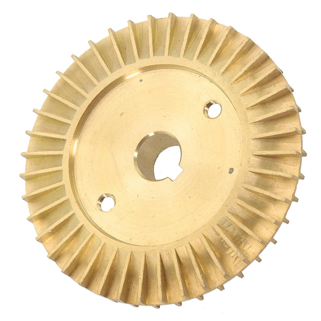 Brass Water Pump Impellers Backward Curved Vanes Self-priming Pump Double-sided Copper Pump Impeller Oasis Select OD80mm ID12mm
