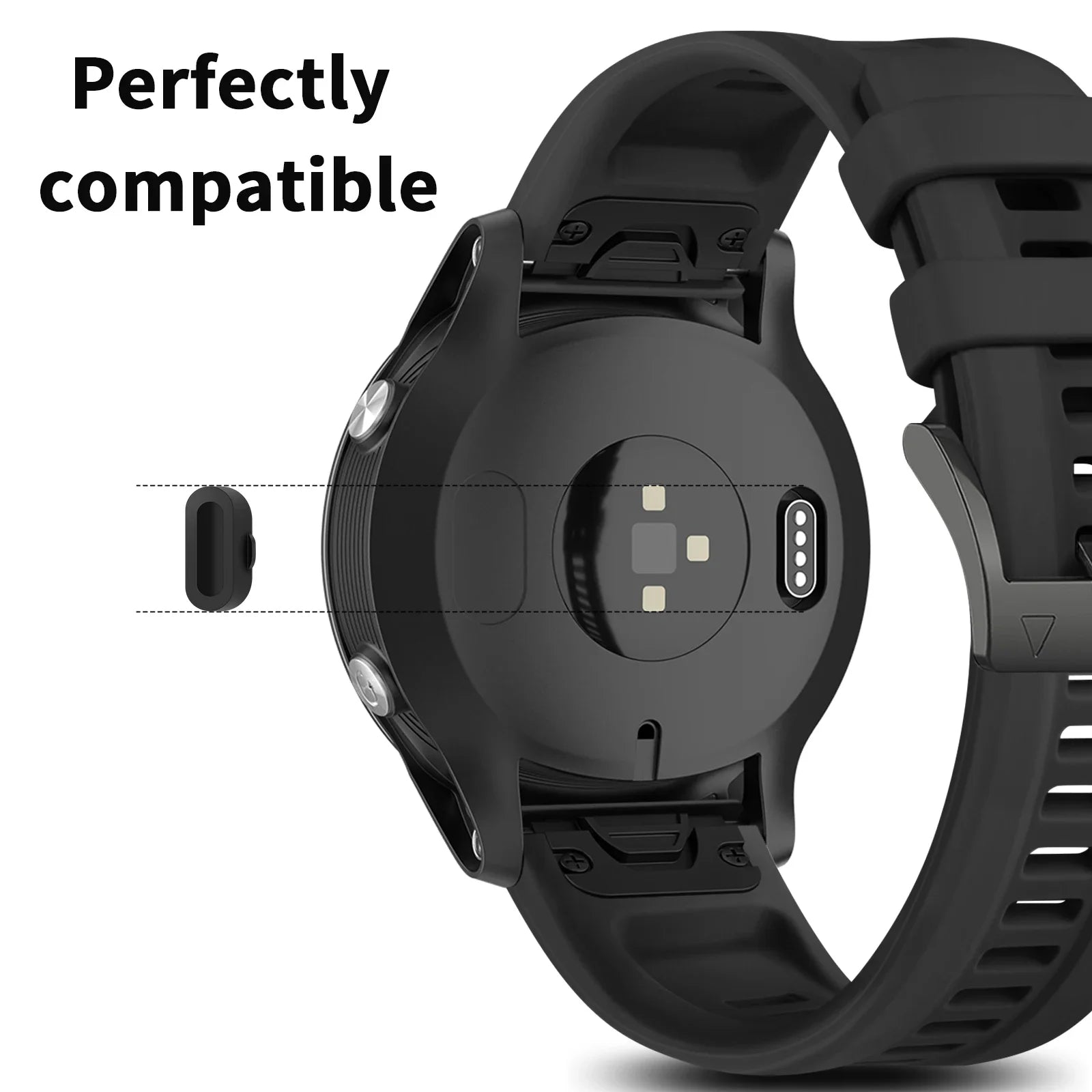 Silicone Dust Plug for Garmin Fenix Venu Forerunner – 1/6/10 Pack Watch Port Protector Oasis Select