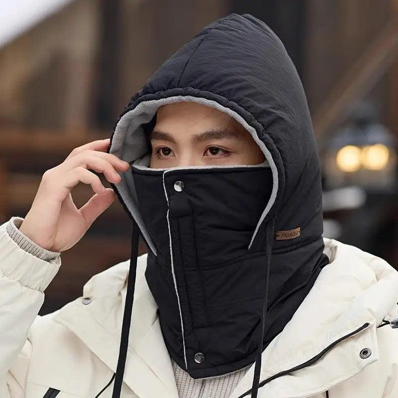 Windproof Cycling Cap with Neck Warmer & Mask | Winter Hat
