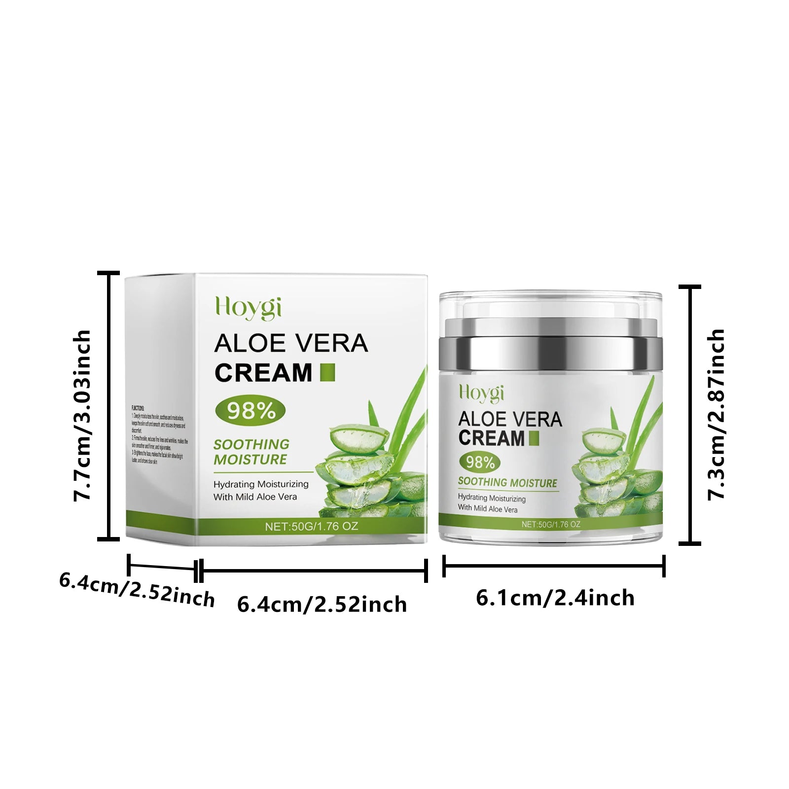 Multi-Action Soothing Repair Cream for Face Tea Tree Cream Centella Ceramide Aloe Vera Moisturizer for Sensitive & Oily Skin Oasis Select Aloe Vera Cream